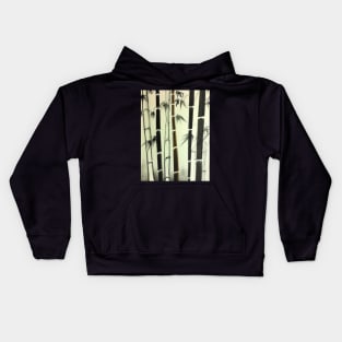 Nihonga painting of a bamboo forest Kids Hoodie